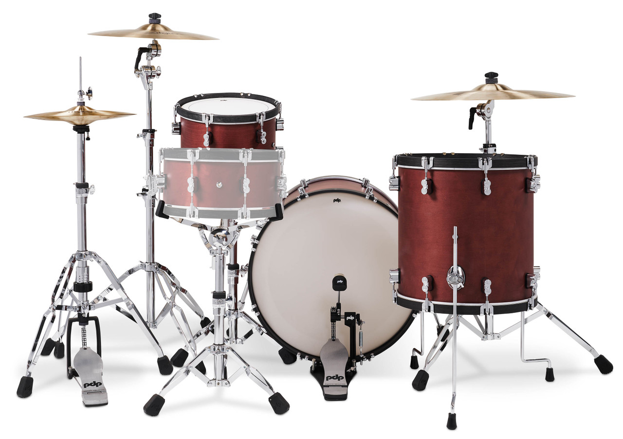 PDP Classic Kit 22 Kick - Ox Blood/Ebony Hoop (PDCC2213OE)