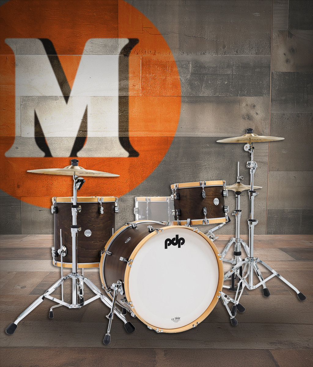 PDP Classic Kit 22 Kick - Walnut/Natural Hoop (PDCC2213WN) | Musician Madness
