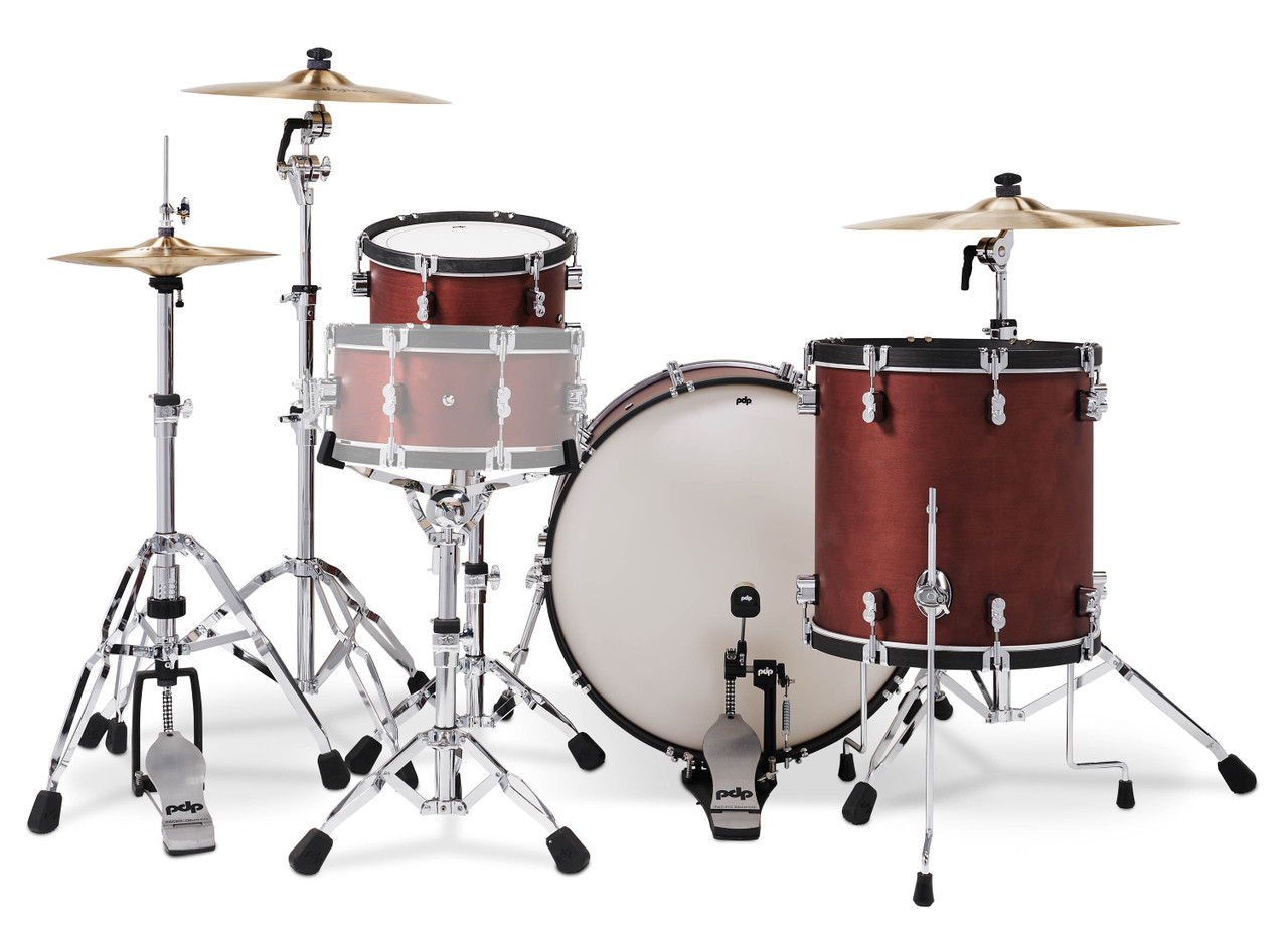 PDP Classic Kit 24 Kick - Ox Blood/Ebony Hoop (PDCC2413OE) | Musician Madness