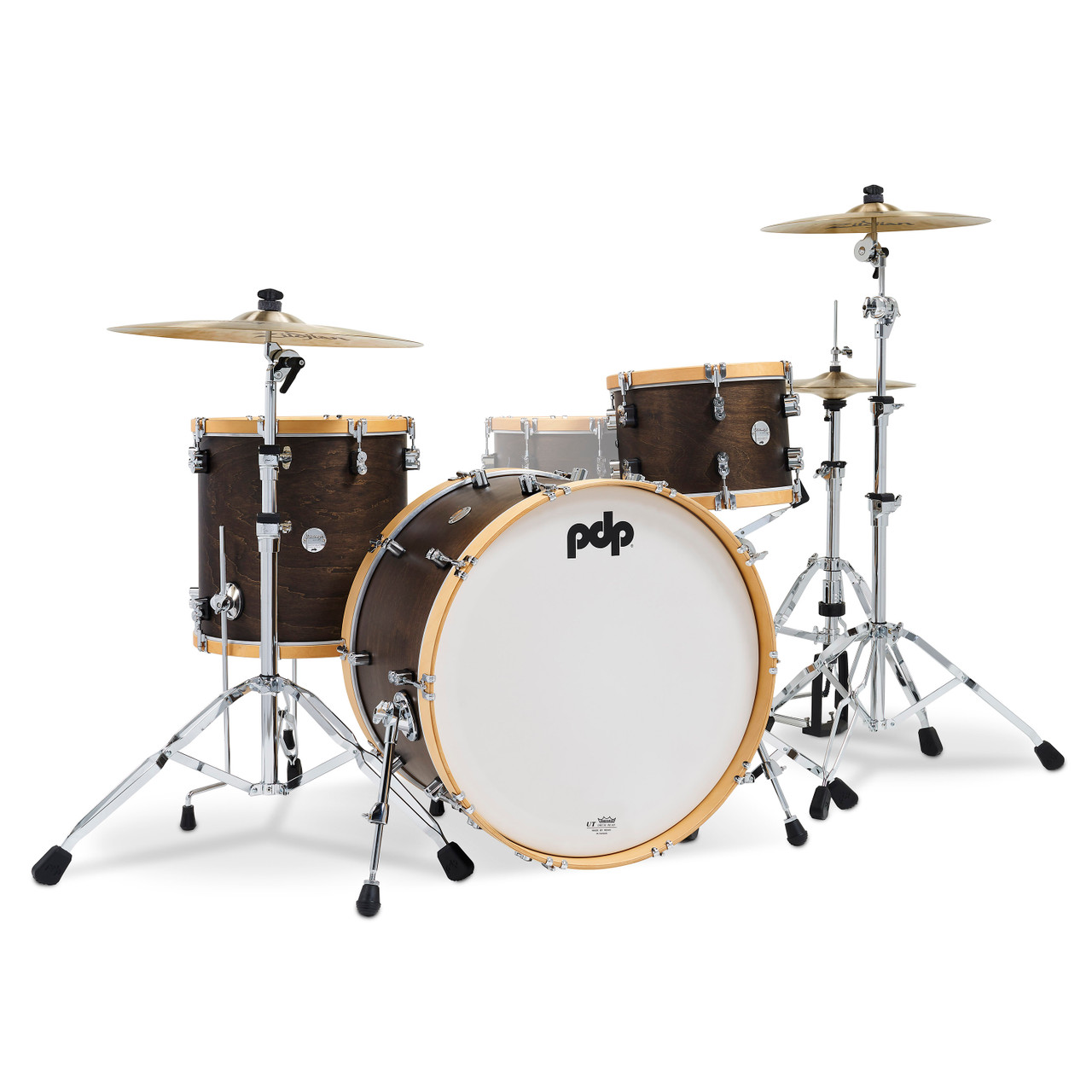 PDP Classic Kit 24 Kick - Walnut/Natural Hoop (PDCC2413WN)