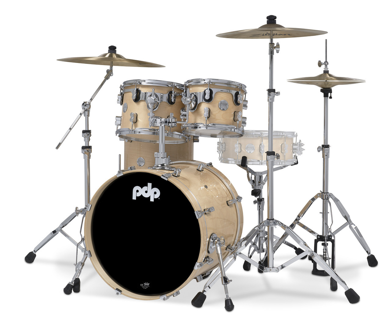 PDP Concept Maple - Natural, Chrome Hardware 4 Piece Fusion (PDCM20FNNA) | Musician Madness