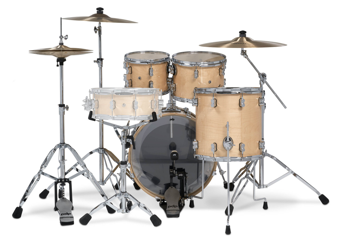 PDP Concept Maple - Natural, Chrome Hardware 4 Piece Fusion (PDCM20FNNA)