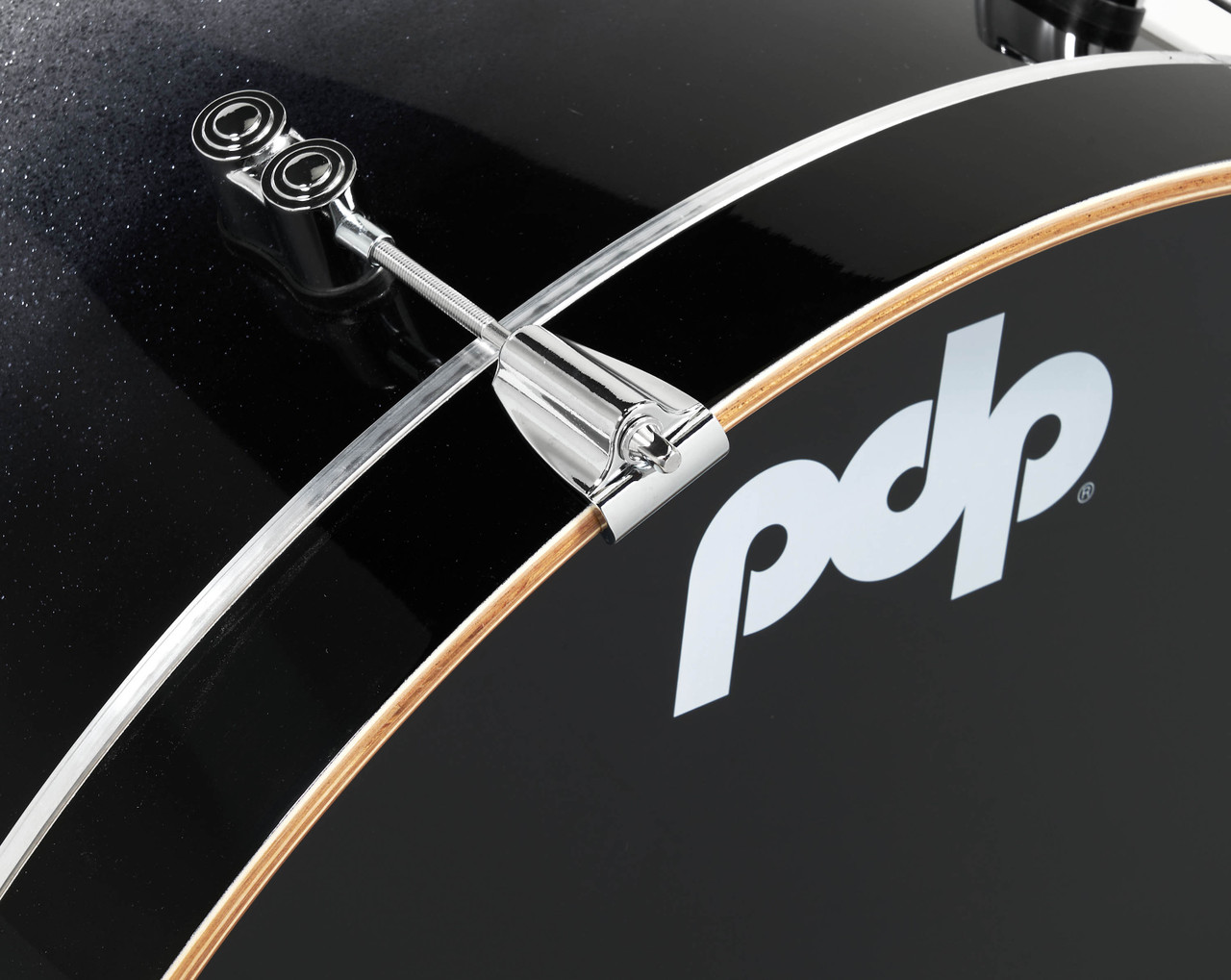 PDP Concept Maple - Silver to Black Fade, Chrome Hardware 5 Pieces (PDCM2215SB) | Musician Madness