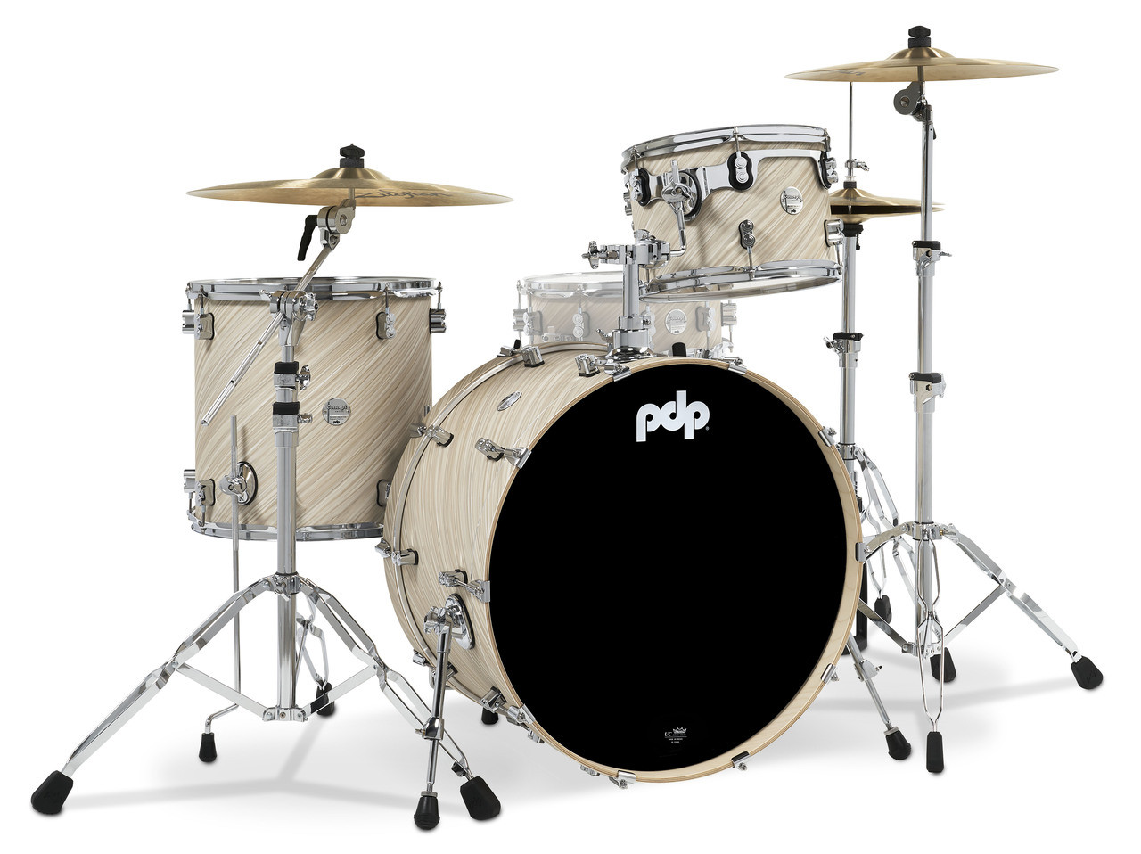 PDP Concept Maple - Twisted Ivory, Chrome Hardware Rock (PDCM24RKTI) | Musician Madness