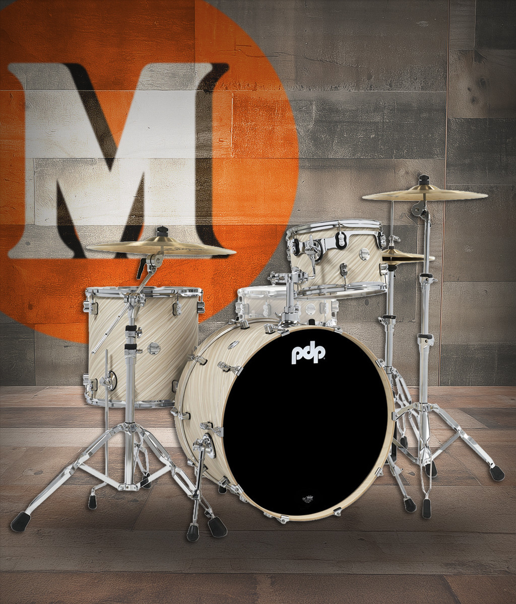 PDP Concept Maple - Twisted Ivory, Chrome Hardware Rock (PDCM24RKTI) | Musician Madness