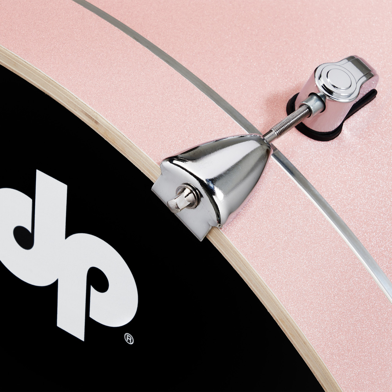 PDP Mainstage 5pc Complete Kit w/HW, Paiste Cymbals, Throne - Pale Rose (PDMA2215KTPR)