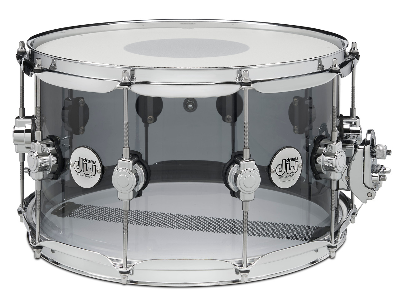 DW Design 8X14 Smoke Acrylic Single Row Lug (DDAC0814SSSM1) | Musician Madness