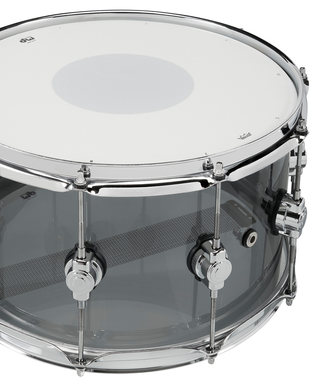 DW Design 8X14 Smoke Acrylic Single Row Lug (DDAC0814SSSM1) | Musician Madness