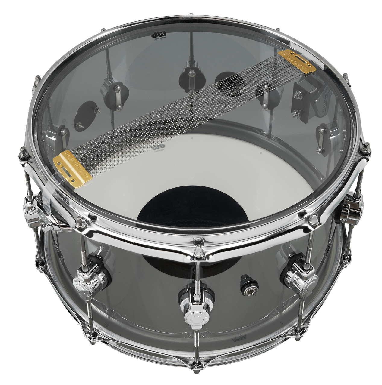 DW Design 8X14 Smoke Acrylic Single Row Lug (DDAC0814SSSM1) | Musician Madness