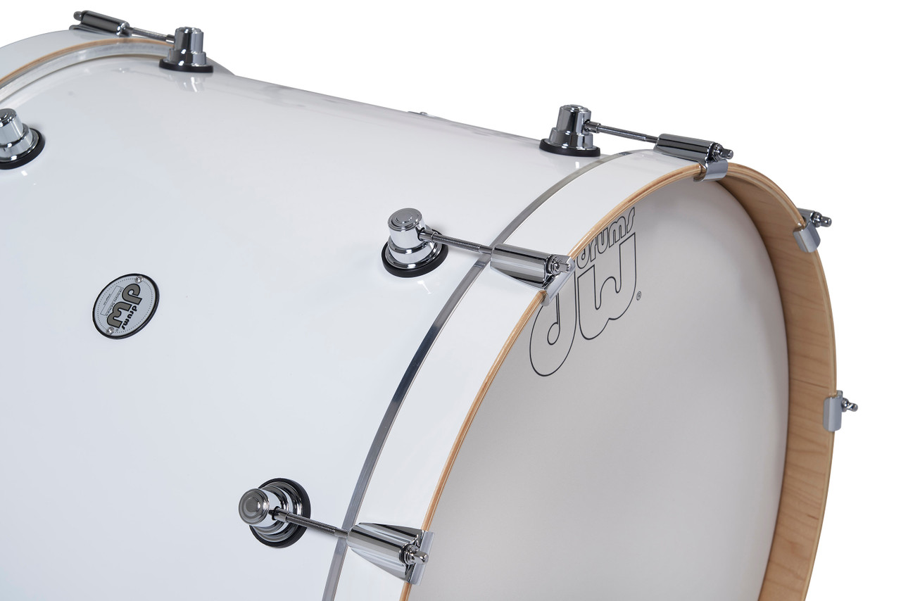 DW Design 4 Piece Maple Shell Pack BD22 - Gloss White (DDLG2214WH)