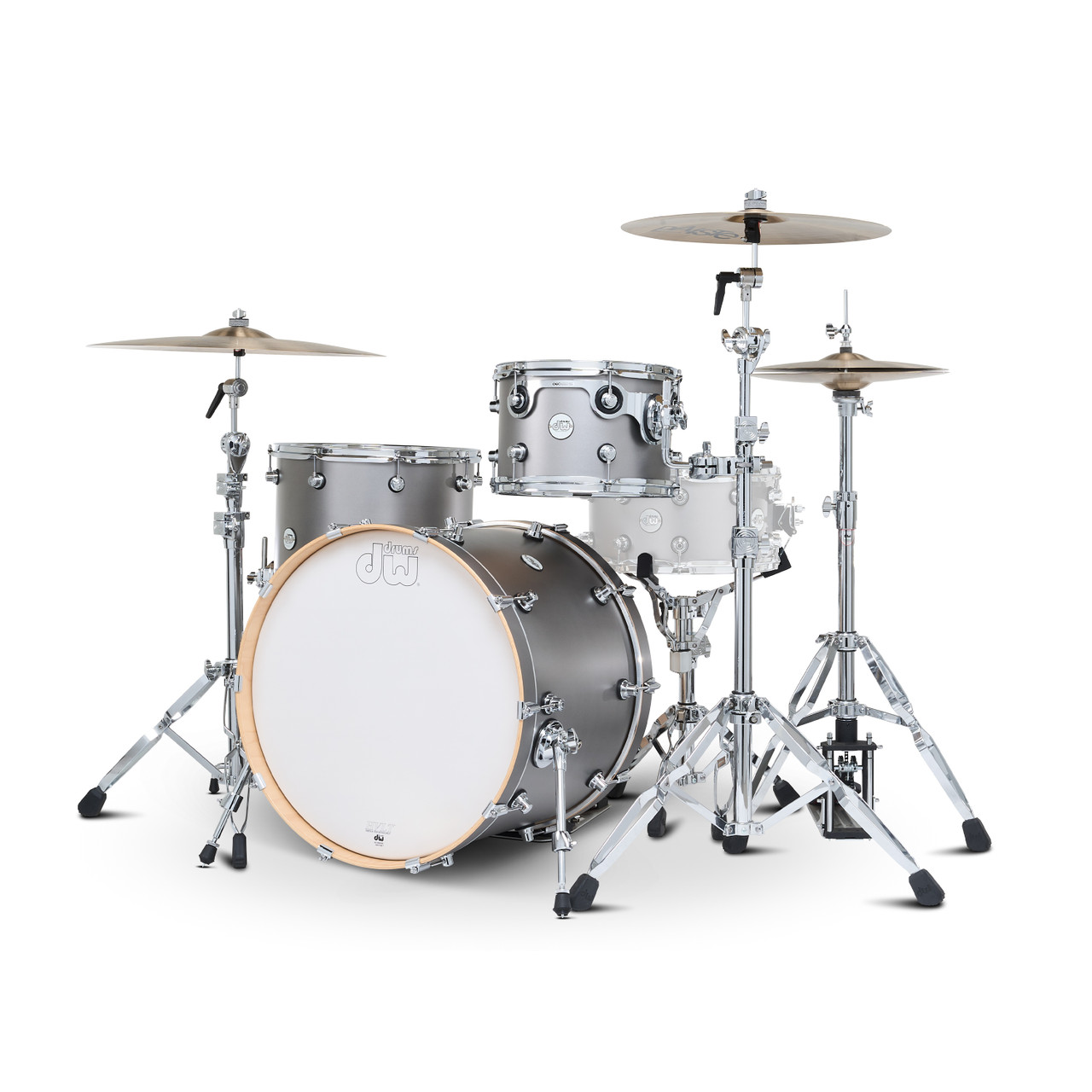 DW Design 3Pc BD22 Titanium Satin (Ddlm2213Ts) | Musician Madness
