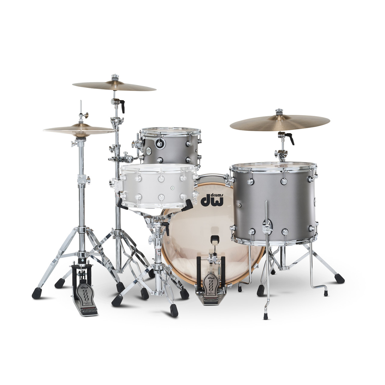 DW Design 3Pc BD22 Titanium Satin (Ddlm2213Ts) | Musician Madness