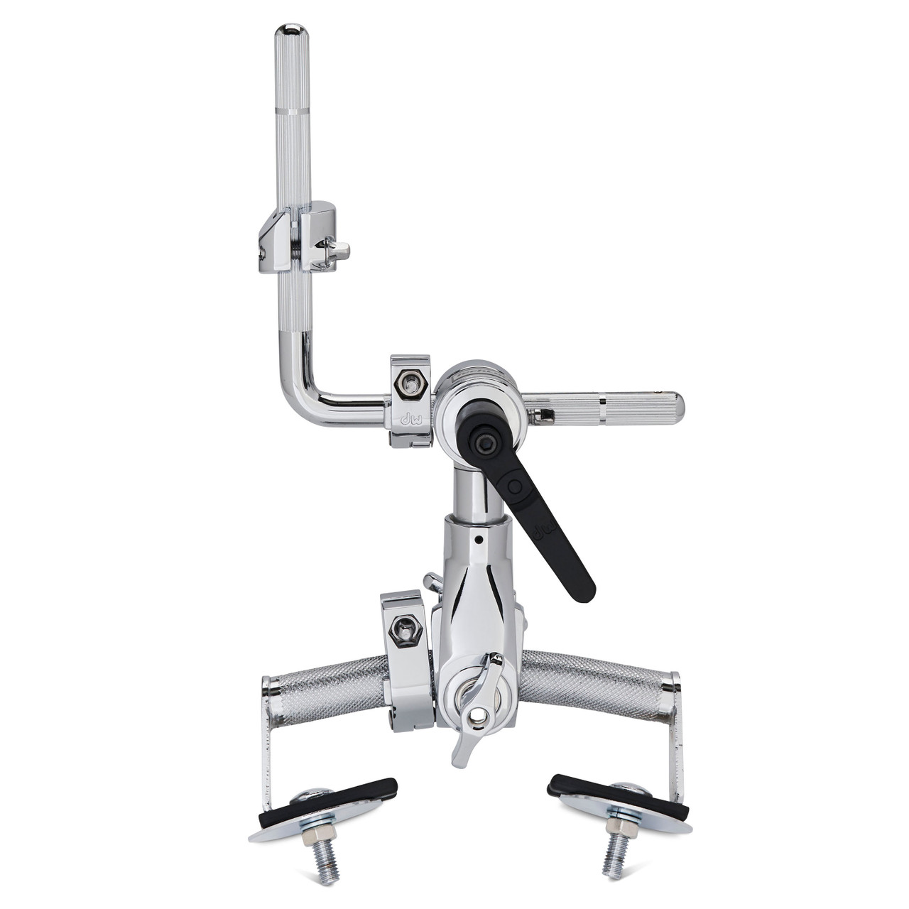 DW Retro Chrome Bass Drum Rail Mount - Short (DWCP7771S)