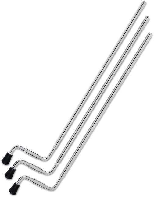 DW Aluminum Tom Legs, 21" - Chrome (3 Pack) (DWSMFLT21ALCR) | Musician Madness