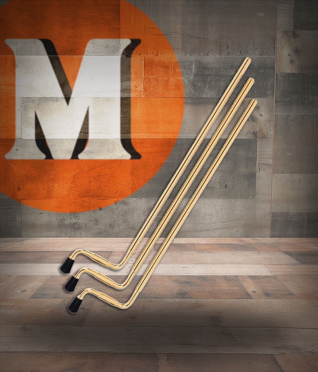 DW Aluminum Tom Legs, 21" - Gold (3 Pack) (DWSMFLT21ALGD)