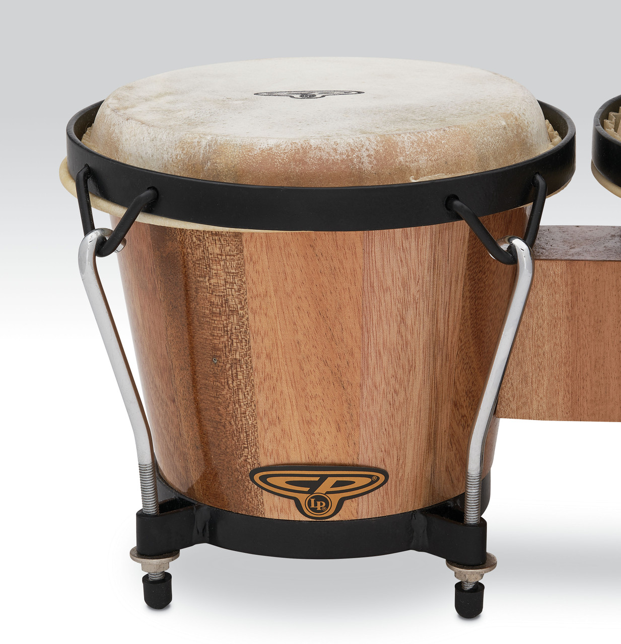 Latin Percussion LP CP Trad 6" - 7" Bongo Oak Natural Black (CP221-AW) | Musician Madness