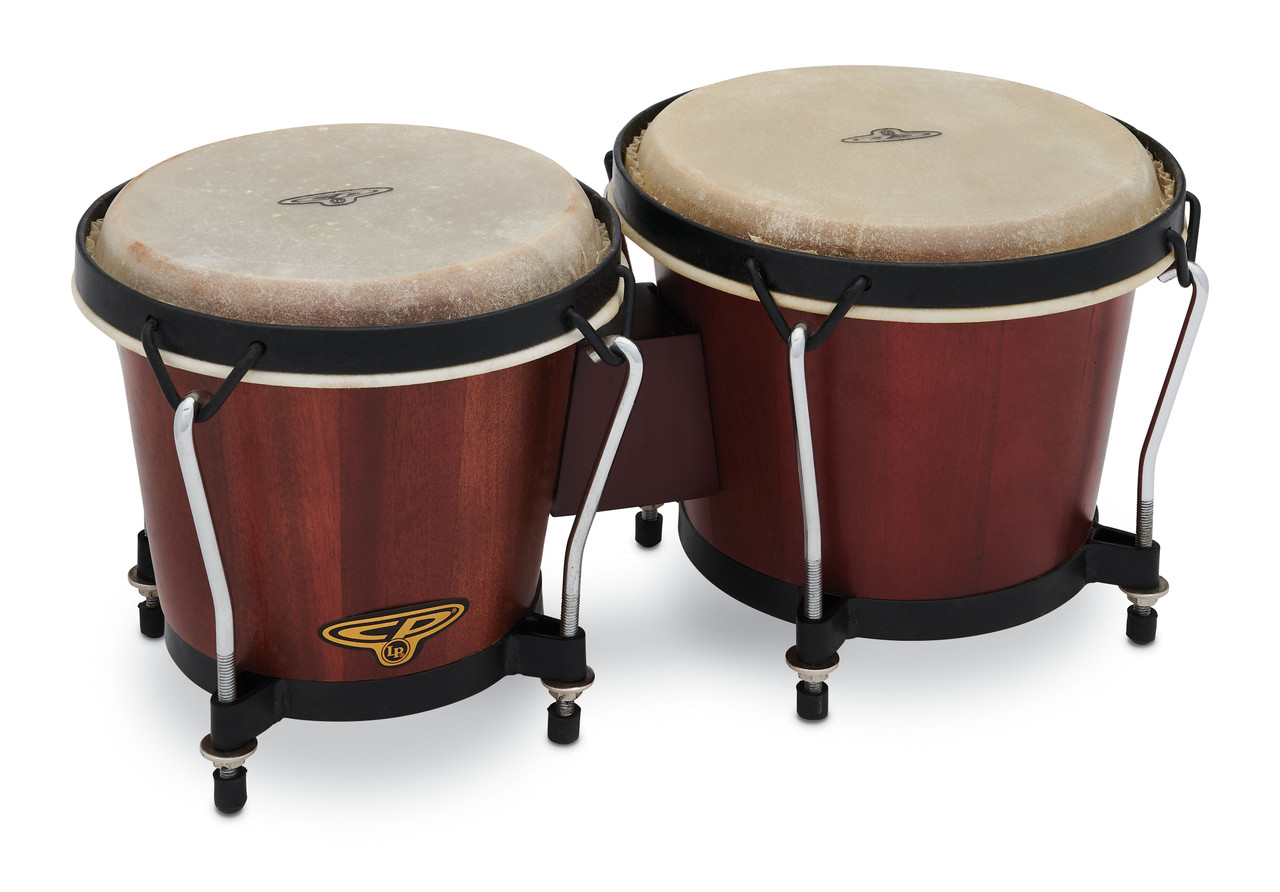 Latin Percussion LP CP Trad 6" -7" Bongo Oak Dark Wood Black (CP221-DW) | Musician Madness
