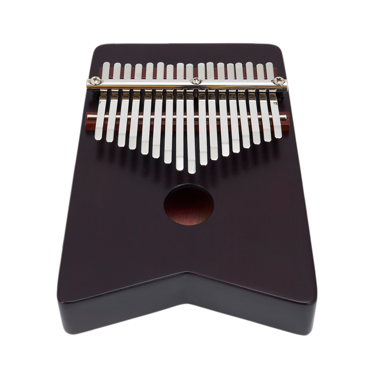 LP Kalimba 17 Key Chambered - Deep Cherry percussion instrument