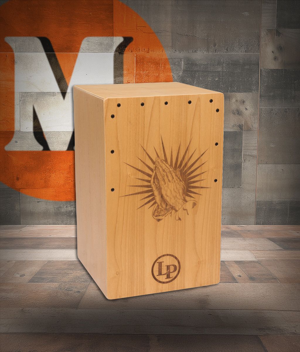 Latin Percussion LP Praying Hands Cajon - Natural (LP1464-PH) | Musician Madness