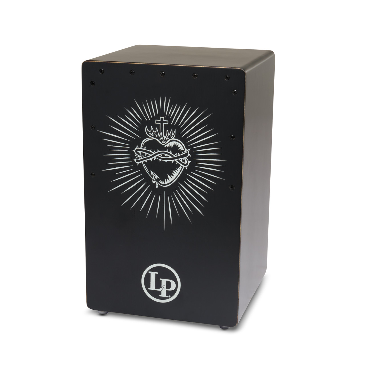 Latin Percussion LP Thorny Heart Cajon - Black (LP1464-TH) | Musician Madness
