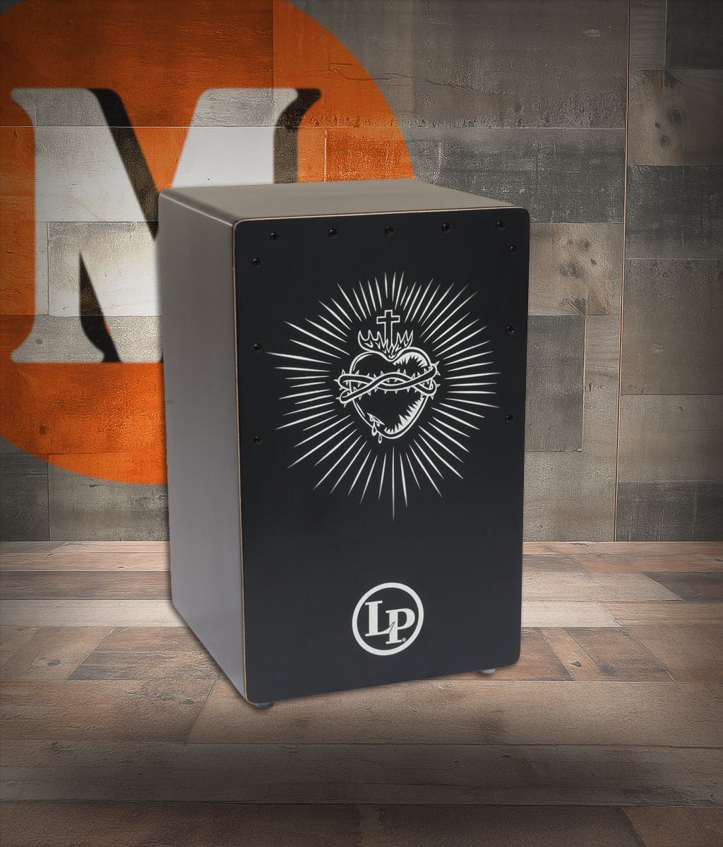 Latin Percussion LP Thorny Heart Cajon - Black (LP1464-TH) | Musician Madness