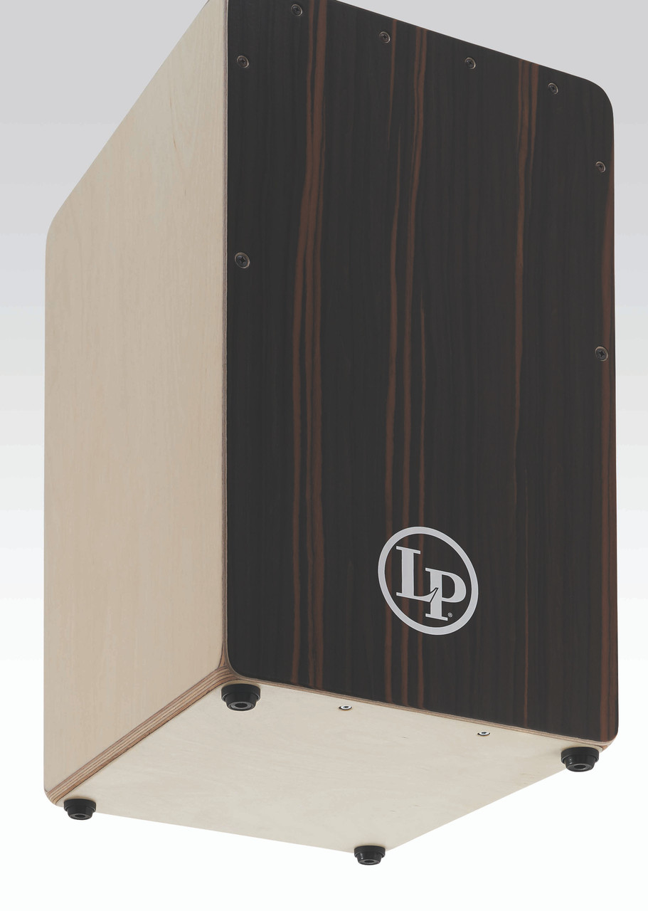 LP Woodshop Cajon Birch Rare Ebony percussion instrument