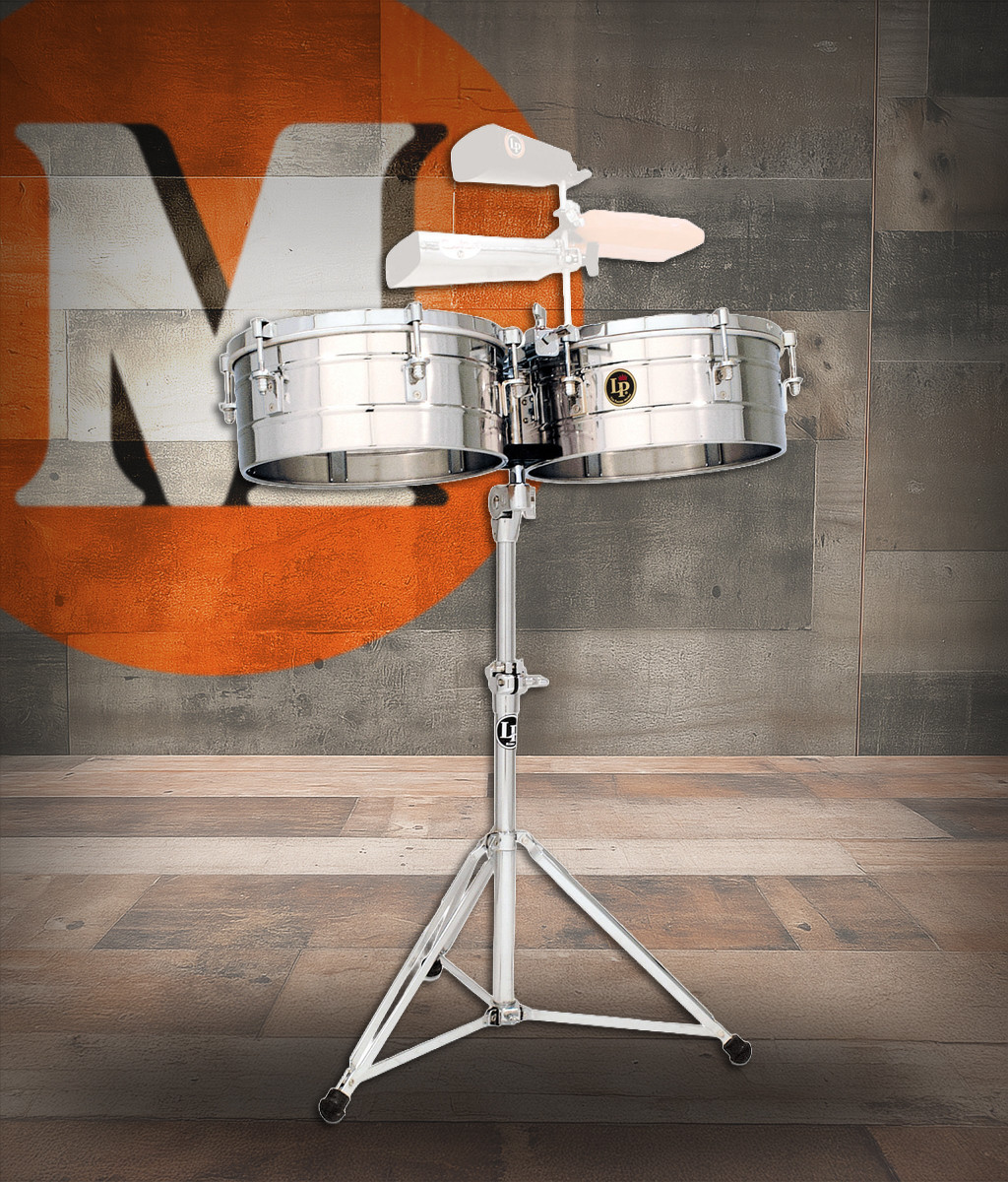 Latin Percussion LP 14" - 15" Timbale Stainless Steel Cr (LP257-S) | Musician Madness