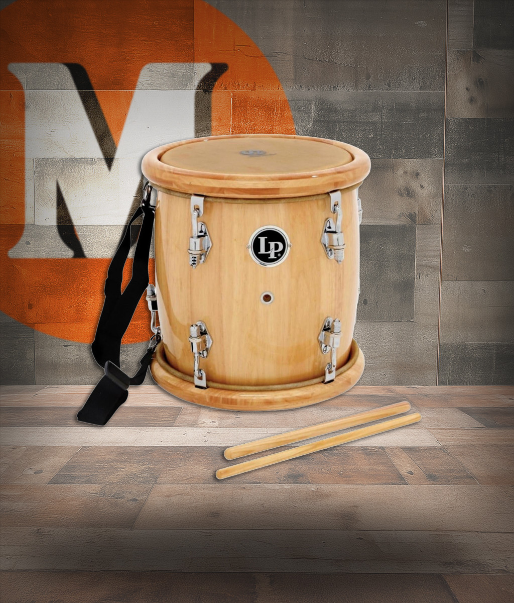 Latin Percussion LP Wood Rim Tambora With Beaters (LP271-WD)