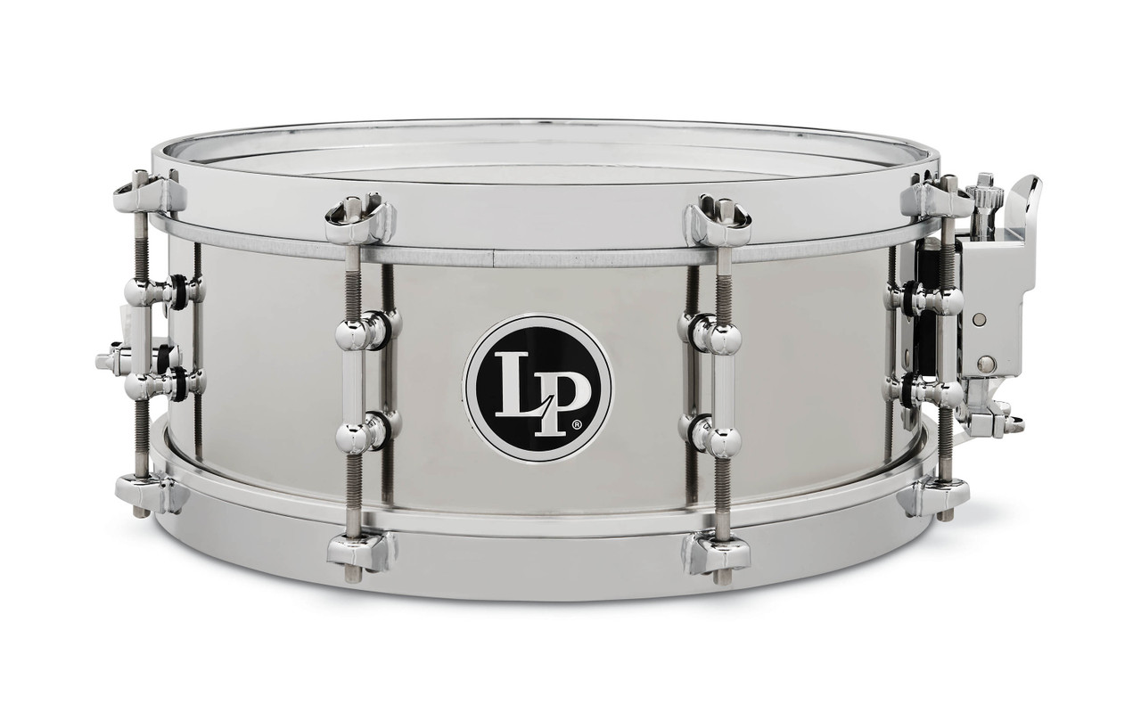 LP 4.5X12 Salsa Snare, Stainless Steel percussion instrument
