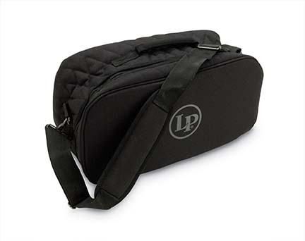 Latin Percussion LP LG Blk Bongo Bag w/Pouch (LP532-BK) | Musician Madness