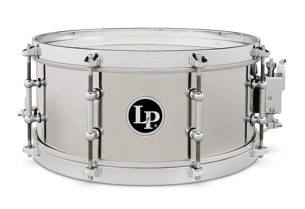Latin Percussion LP 5.5X13" Salsa Snare - Stainless Steel (LP5513-S) | Musician Madness