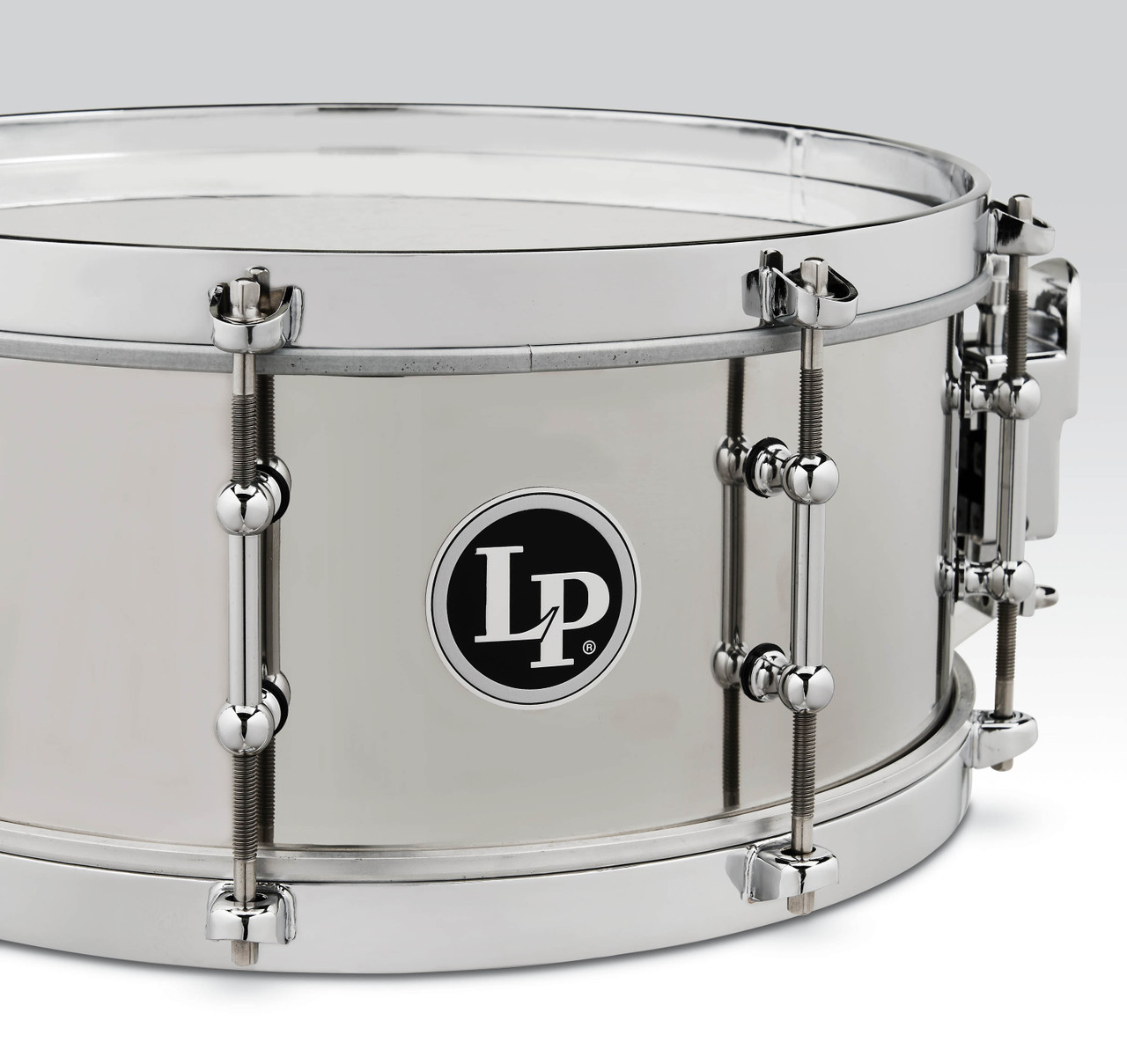 Latin Percussion LP 5.5X13" Salsa Snare - Stainless Steel (LP5513-S) | Musician Madness