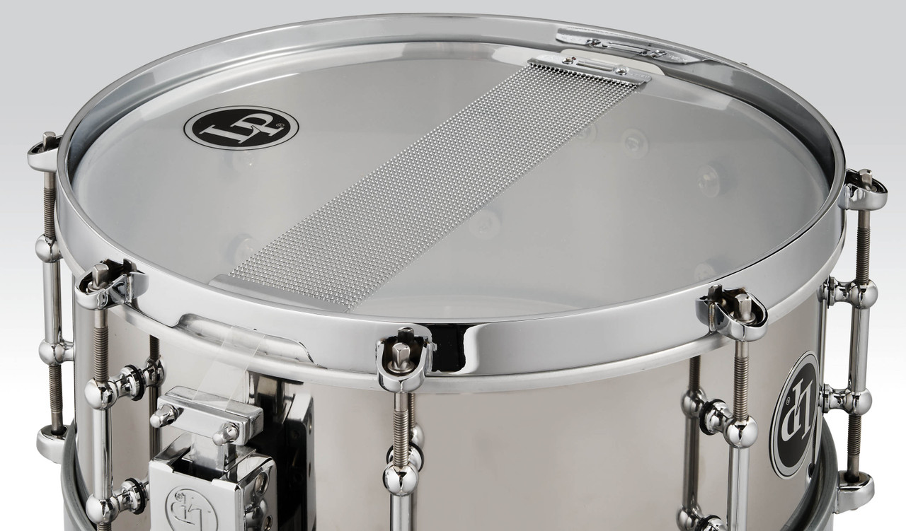 Latin Percussion LP 5.5X13" Salsa Snare - Stainless Steel (LP5513-S) | Musician Madness