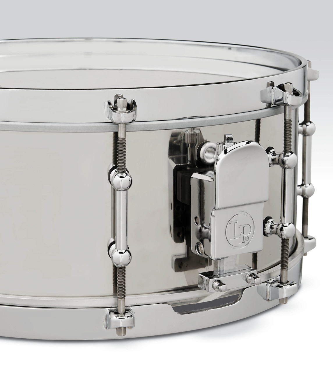 Latin Percussion LP 5.5X13" Salsa Snare - Stainless Steel (LP5513-S) | Musician Madness