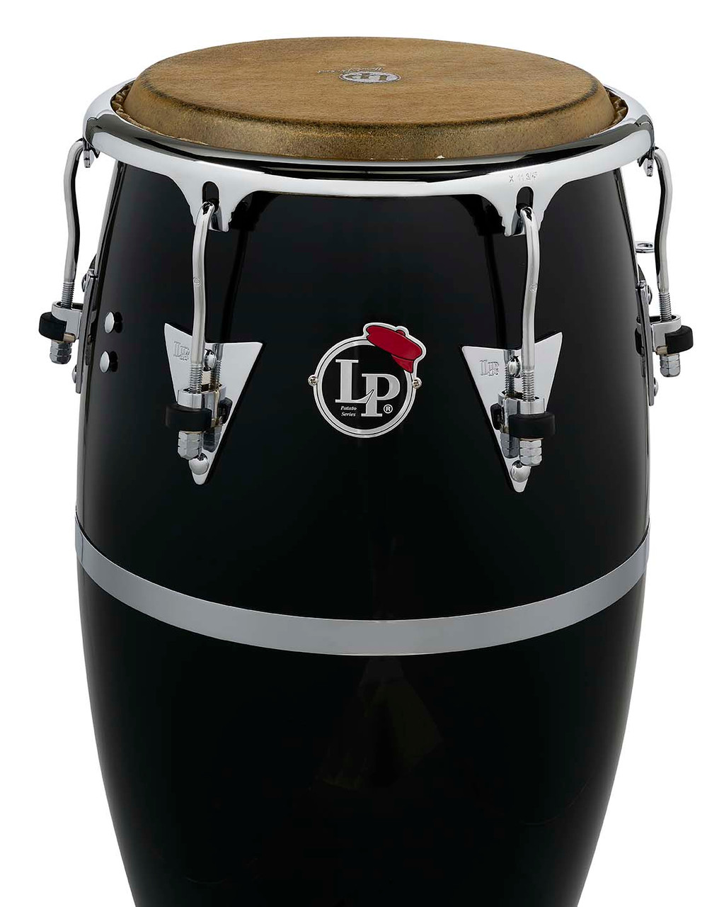 Latin Percussion LP Patato CCII 11 3/4" Conga - Fg Black Cr (LP559X-1BK) | Musician Madness