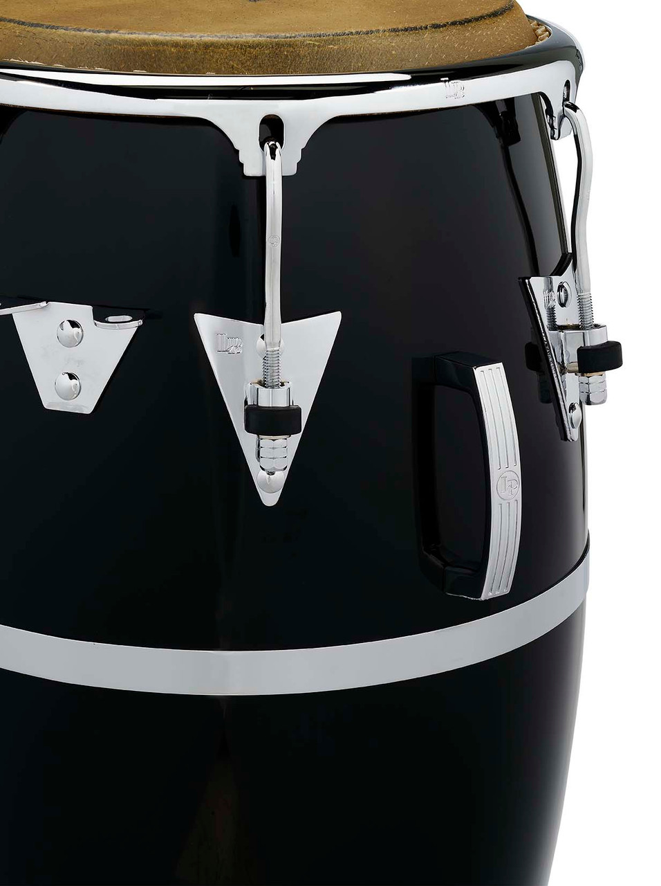 Latin Percussion LP Patato CCII 11 3/4" Conga - Fg Black Cr (LP559X-1BK) | Musician Madness