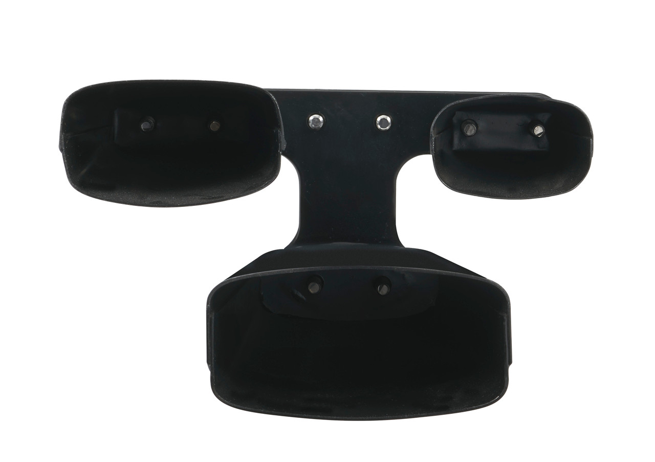 Latin Percussion LP Tri-Bell 3", 4", 5 1/2" Vise Mount - Black (LP570) | Musician Madness