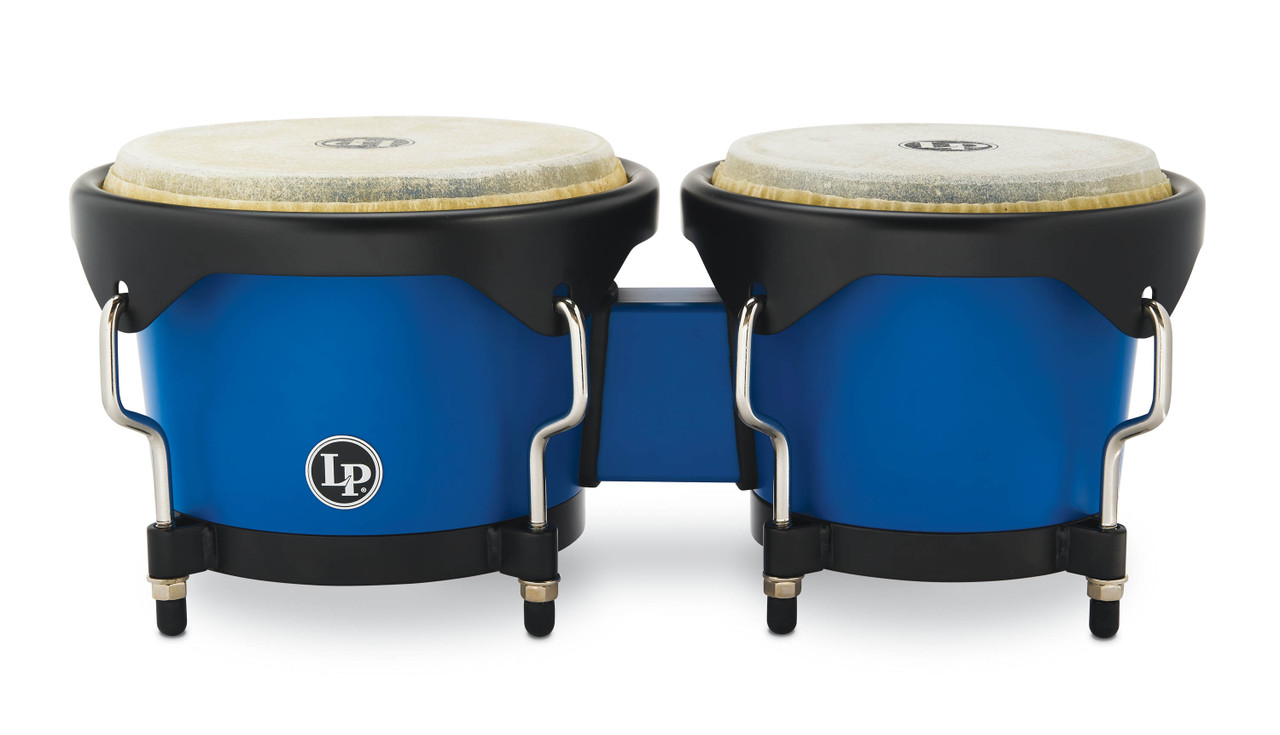 LP 6 1/4-7 1/4 Bongo Race Blue Blk-Bag percussion instrument
