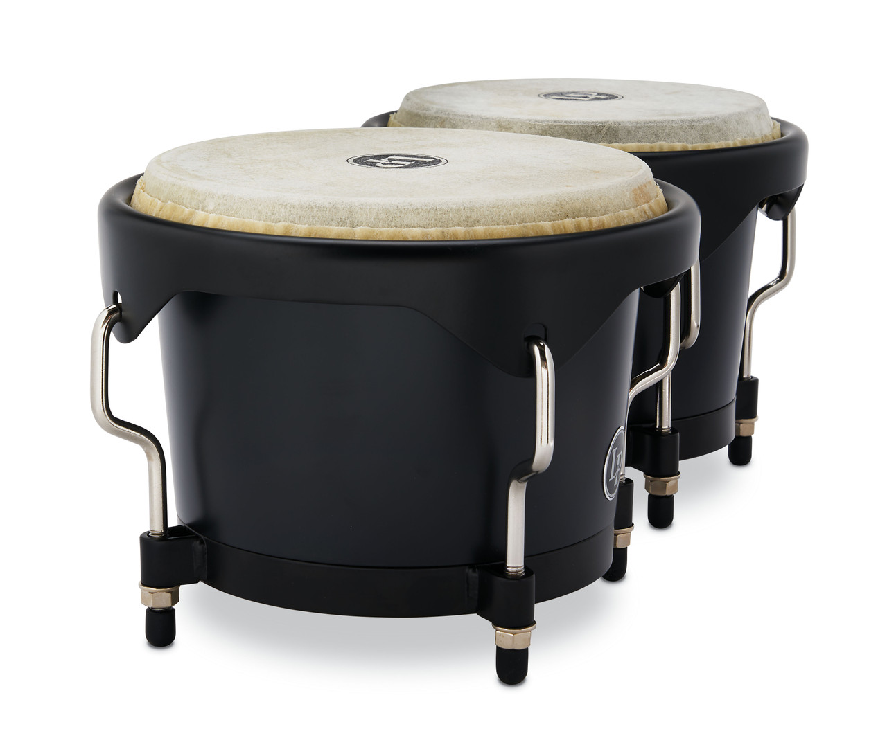 Latin Percussion LP 6 1/4 - 7 1/4" Bongo - Onyx Black w/ Bag (LP601D-OX-K) | Musician Madness
