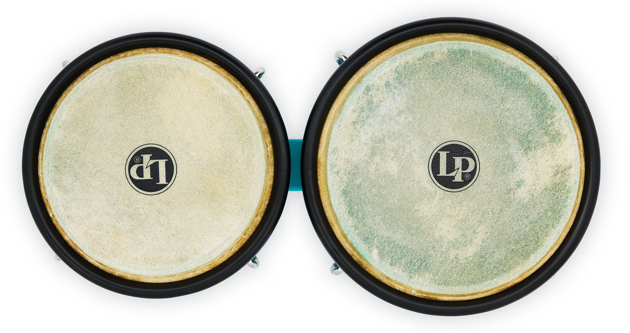 Latin Percussion LP 6 1/4 - 7 1/4" Bongo - Sea Foam Black w/ Bag (LP601D-SF-K) | Musician Madness