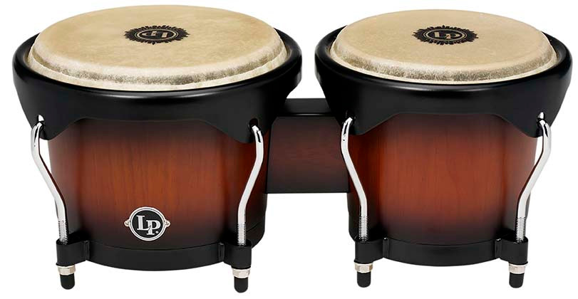 LP City 6-7 Bongos Oak Vsb Bk percussion instrument