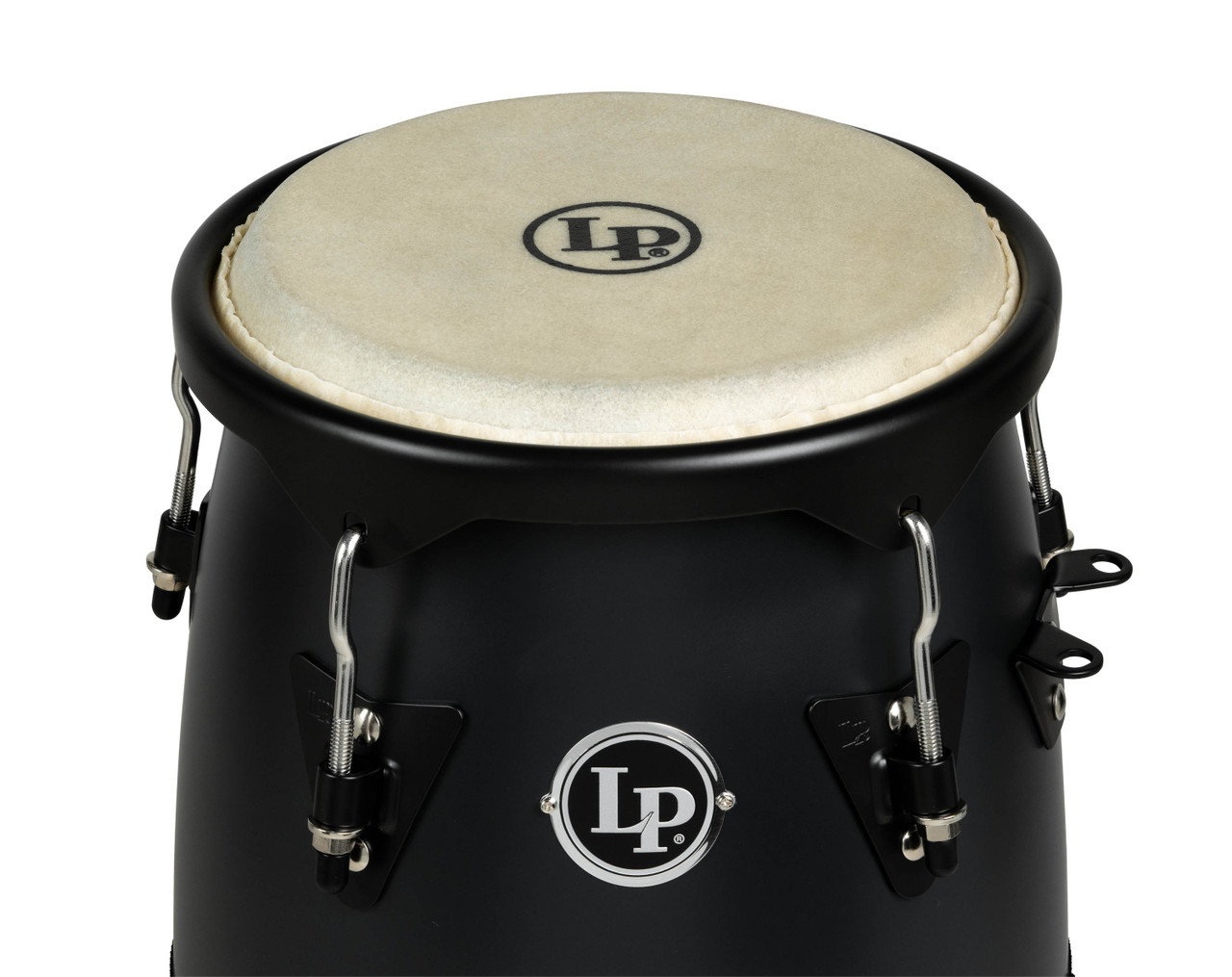 Latin Percussion Discovery II Ultralight Conga 10-11 Set w/Stand - Onyx (LP646D-OX) | Musician Madness