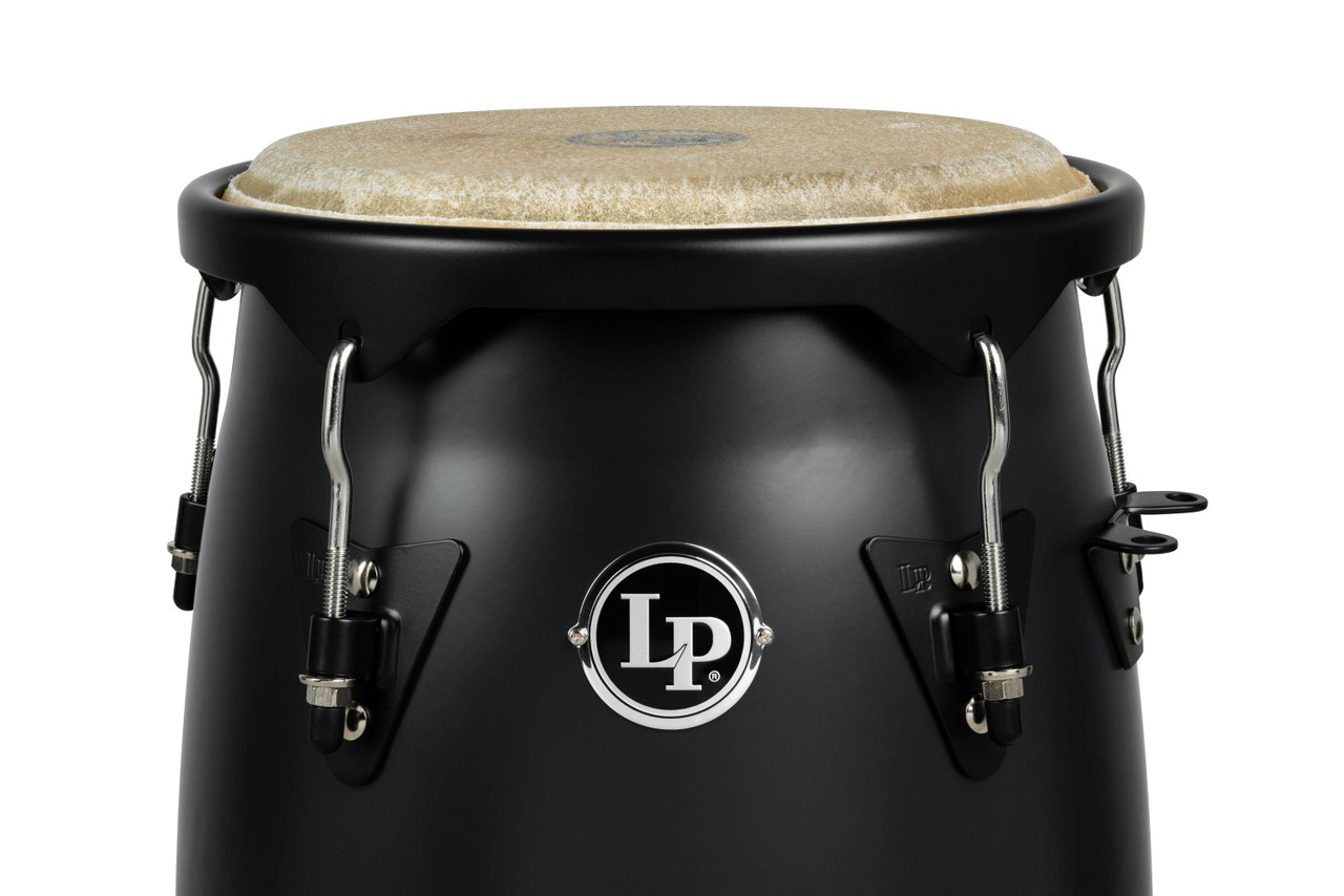 Latin Percussion Discovery II Ultralight Conga 10-11 Set w/Stand - Onyx (LP646D-OX) | Musician Madness