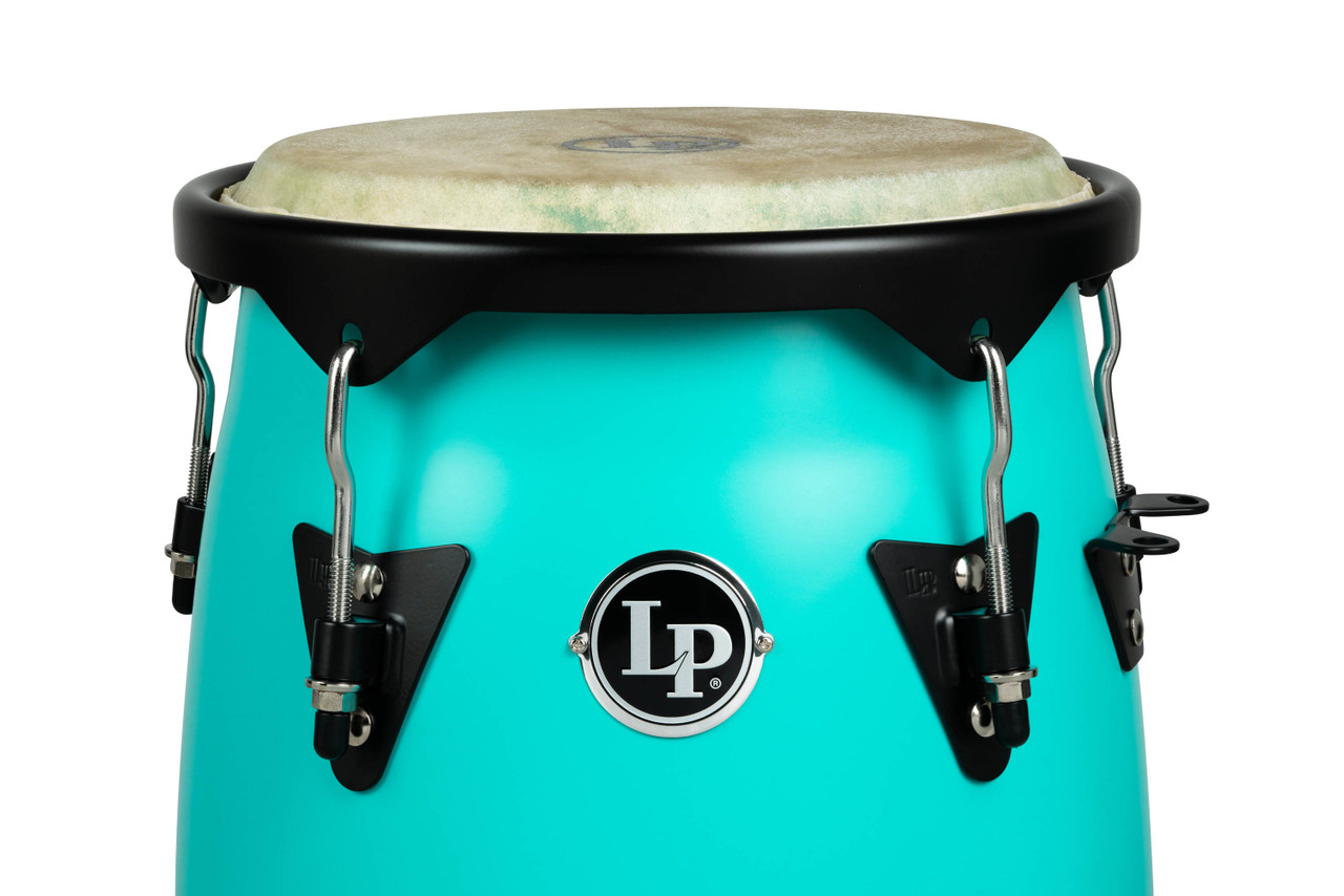 Latin Percussion LP 10 - 11"  Discovery Conga Set w/ Stand - Sea Foam (LP646D-SF) | Musician Madness