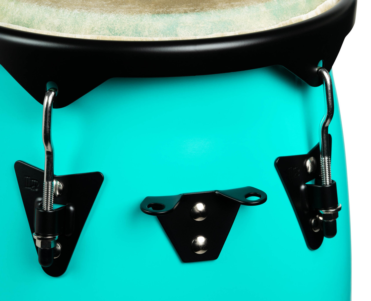 Latin Percussion LP 10 - 11"  Discovery Conga Set w/ Stand - Sea Foam (LP646D-SF) | Musician Madness
