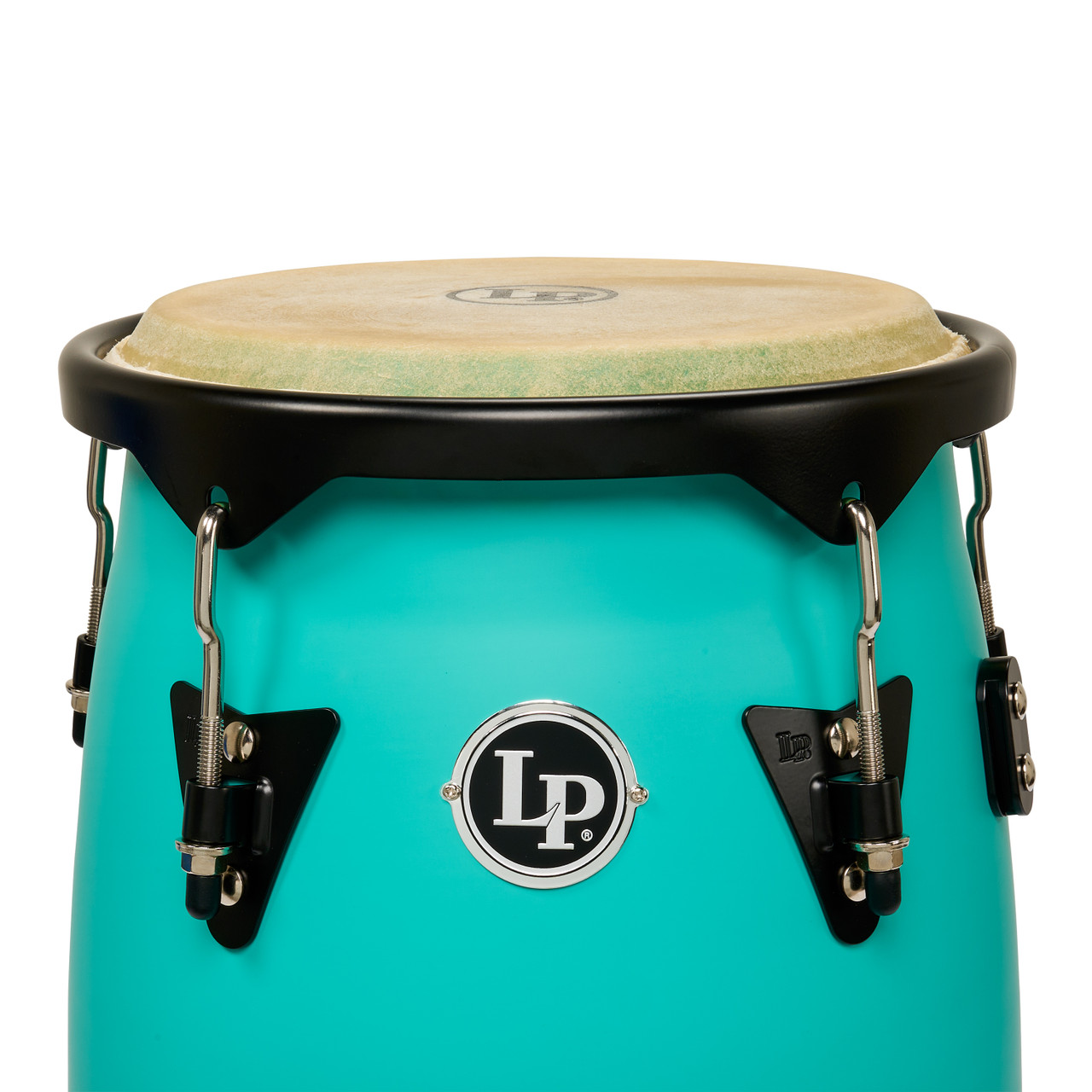  Latin Percussion Discovery II Ultralight 10-11 Conga Set w/Stand - Sea Foam (LP646DII-SF)