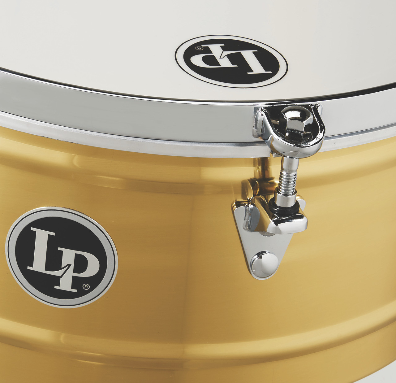 Latin Percussion LP 14" Timbale Brass Chrome Mount (LP6514-B) | Musician Madness