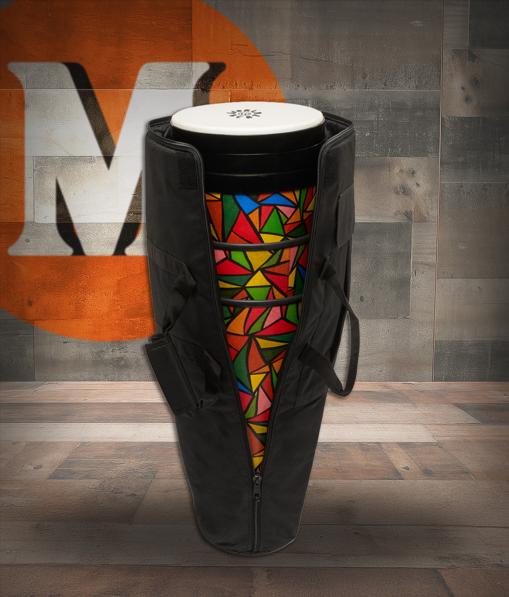 Latin Percussion LP World Beat Stackable Ashiko Large Set of 3 w/ Bag (LP7002-K)