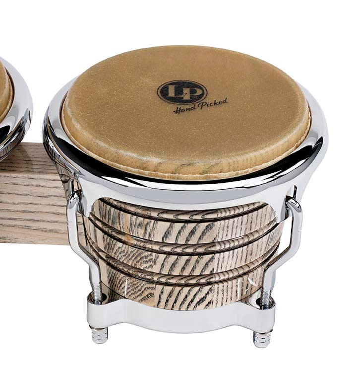 Latin Percussion LP Gio CCII 7 1/4 - 8 5/8" Bongo - Natural Ash (LP793X-C) | Musician Madness