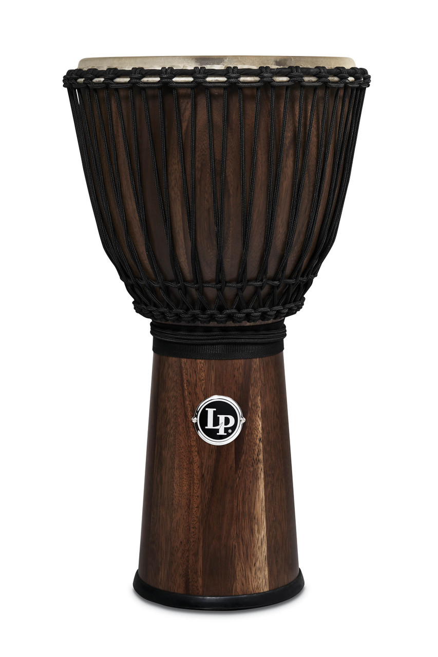 Latin Percussion LP 12 1/2" Rope Tuned Djembe - Siam Walnut (LP799-SW) | Musician Madness